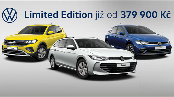 Volkswagen Limited Edition od 379 900 Kč